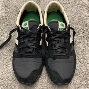 Black, Grey & White New Balance 420 Sneakers
